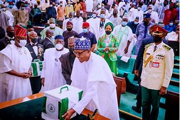 President Buhari Presents 2022 N16.39trn Budget To NASS