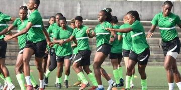Super Falcons in Training