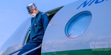 PHOTOS: Buhari Arrives Paris For Peace Forum
