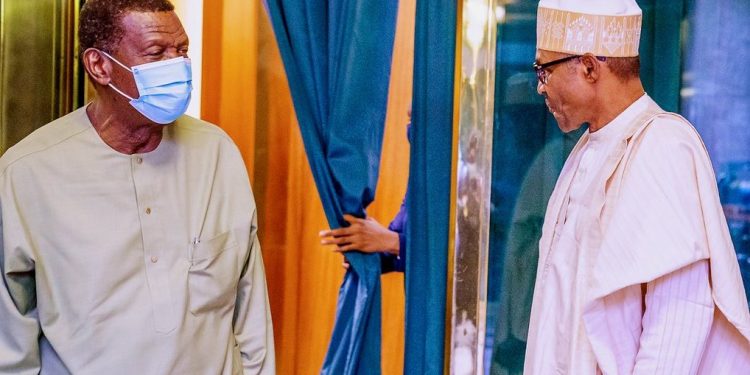 Buhari Celebrates Pastor Adeboye